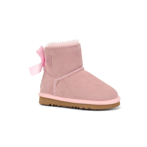 Bottes d'hiver chaudes en PU pour enfants, antidérapantes, plates, à nœud, pour la neige, à la cheville, très vendues - Product Image 2
