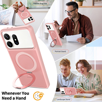 Coque de protection intégrale pour Samsung Galaxy S27 Ultra, étui de téléphone portable robuste avec protection à 360 degrés °   Support magnétique rotatif