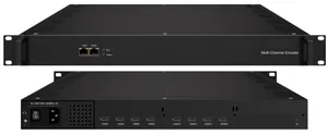 Nuevo codificador IP Sistema CATV/IPTV Entrada de 8/16/24 canales HD con codificación de video AVC/H.264 de 1/2/2/2/1/2