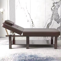 Nouveau Lit de Massage en Bois Massif de Luxe 2025 pour Salon de Beauté, Spa et Hôtel