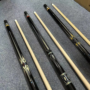 新设计枫木1/2台球球杆57英寸硬木球杆出售 - Product Image 2