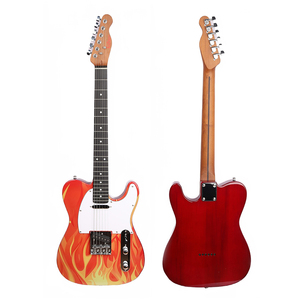 GECKO Offres Spéciales Instruments de musique à cordes Qualité Tilleul Guitarra Electrica TL Manche en érable <span class=keywords><strong>Guitare</strong></span> électrique 6 cordes - Product Image 5