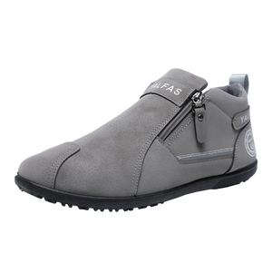 Chaussures de travail décontractées en cuir PU imperméables et antidérapantes à bout large, tendance printemps, pour hommes, vente en gros, personnalisables - Product Image 5