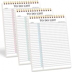 Agenda Portátil en Inglés con Notas de Control Diario y Semanal y Planificación Sencilla con Notas - Product Image 1