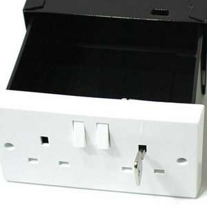 Prise murale, boîte de rangement cachée avec serrure pour bijoux et clés - Product Image 3