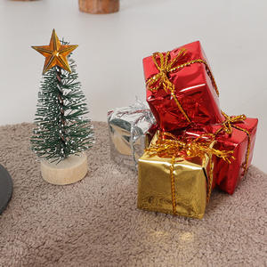 Cheminée miniature, foyer, bois de chauffage, <span class=keywords><strong>meubles</strong></span>, décoration intérieure de Noël, accessoires d'ornement miniature pour scène hivernale - Product Image 4