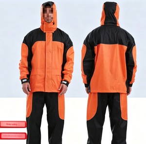 Combinaison de <span class=keywords><strong>pluie</strong></span> pour <span class=keywords><strong>moto</strong></span> en taffetas de polyester bicolore, <span class=keywords><strong>protection</strong></span> intégrale contre les fortes pluies et le vent, réductions sur les commandes en gros - Product Image 2