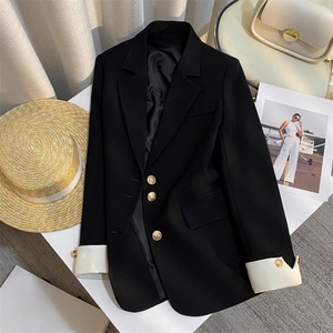 Nuevo Blazer de Moda Casual para Mujer de Oficina, Ecológico, de Manga Larga, con Botones y Bolsillos, Talla Grande, para Primavera y Otoño - Product Image 4