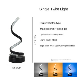 Lampe de bureau LED moderne à commande tactile réglable Lampe de lecture multiforme pour chevet Table de chevet Bureau Chambre d'hôtel Métal électrique - Product Image 6