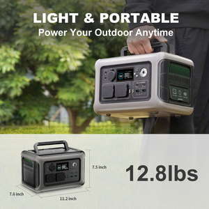 Centrale Électrique Solaire R600 à Succès Commercial, 299Wh Haute Capacité, Batterie Externe de Voyage pour l'Extérieur avec Fonction UPS - Product Image 5