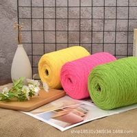 Fil à tufter personnalisé de haute qualité, 8 brins, 400g, en coton laitier 100% acrylique, filé à anneaux, teint, haute ténacité, pour tissage et tricotage