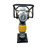 Petite machine à compacter à essence de 6,5 CV à haut rendement pour la construction routière