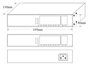 Switch PoE Gigabit 10 ports, 1 à 8 ports prenant en charge le PoE+, avec 2 ports RJ45 Uplink, Switches réseau stables et fiables - Product Image 4