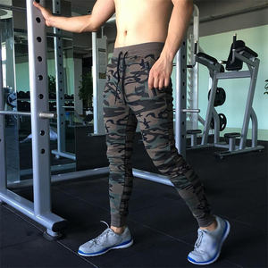 Pantalones de camuflaje verde militar para gimnasio, pantalones de chándal ajustados para Fitness, venta al por mayor - Product Image 4