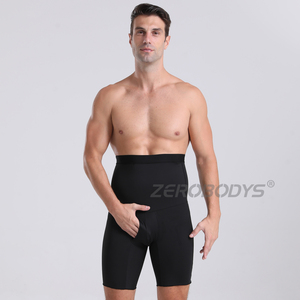 009 Fabrikpreis Herren Bauchweg-Shorts Hochtaillierte Unterwäsche Schlankmachende Formwäsche Body Shaper Bein Boxershorts - Product Image 4