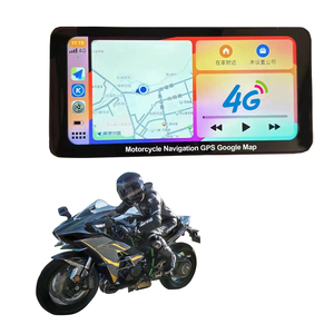 ระบบนำทาง GPS กันน้ำสำหรับรถจักรยานยนต์มอเตอร์มัลติมีเดียไร้สายอเนกประสงค์แท็บเล็ต CarPlay แท็บเล็ตแอนดรอยด์อัตโนมัติจอแสดงผล IPS - Product Image 1