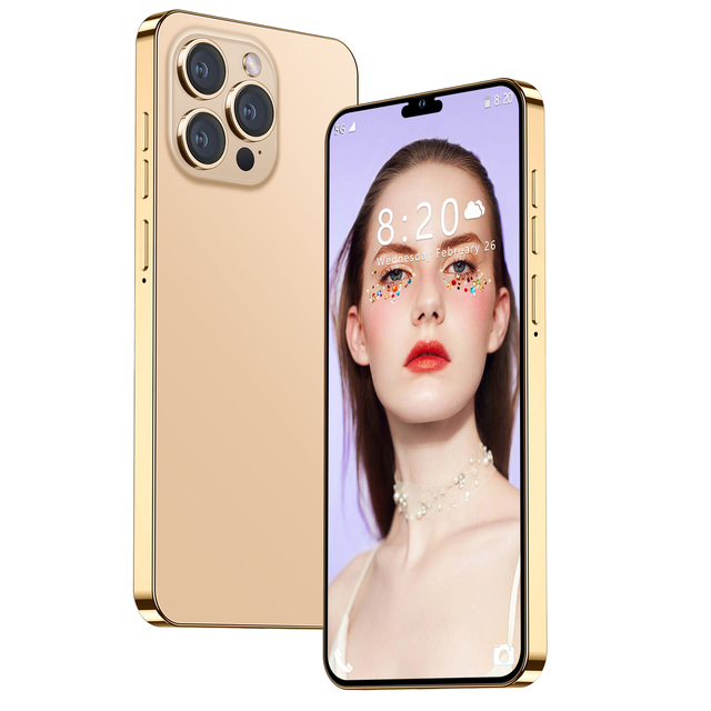 2025 Brand New Phone 16 Pro Max 6.7 Inch Deca Core CDMA 4G 5G Smartphone 8GB+512GB Unlocked Dual SIM 108MP 120Hz 2K 65W Quick