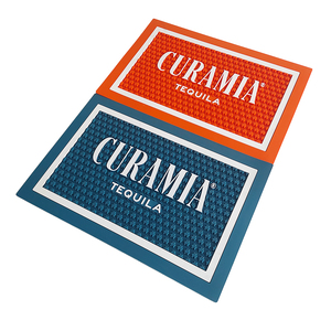 Custom Printed Silicone PVC Bar <b>Runner</b> Rubber Spill Mat Beer Drip Tray Non Slip Pub Rail Mat Service Mat for Bars - Product Image 3