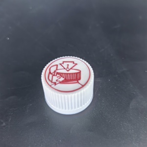 Bouchon de sécurité enfant (CRC) rouge 24/410 pour flacon médical - Product Image 3