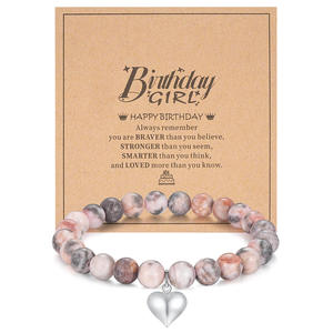 Браслет из натурального камня и дерева жизни - Product Image 4