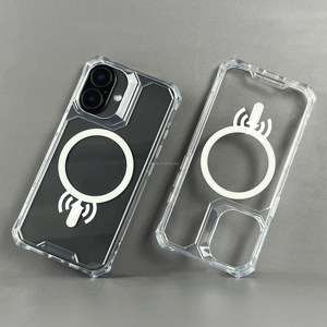 Sang Trọng Trong Suốt Trường Hợp Điện Thoại Cho Iphones 17 16 15 14 13 Máy <span class=keywords><strong>In</strong></span> UV Trường Hợp Điện Thoại Rõ Ràng Tùy Chỉnh Nam Châm Bán Buôn Tùy Chỉnh Di Động Trường Hợp - Product Image 1