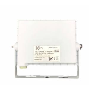 Kai 56001 Faretto LED Sottile 20W, Luce Bianca Naturale 4000K, IP65, Ampio Raggio, Leggero, Durata 30000H - Product Image 4