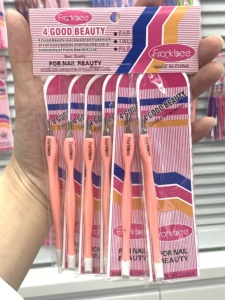Shuangqiao <span class=keywords><strong>IVON</strong></span> Modelo 1, Juego de 6 Piezas de 3 Empujadores de Cutículas de Doble Punta con Mango Blanco para Manicura - Product Image 4