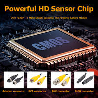 Kit de caméra de recul ccd 24v lte, 4 broches, pour camion/véhicule, moniteur de 12 pouces, anti-brouillard