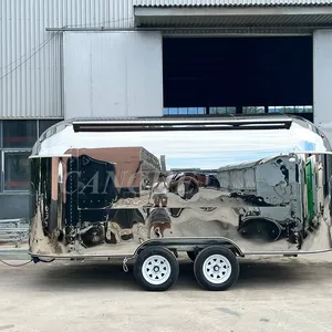 Remolque de Comida Popular en Australia para Acampar al Aire Libre, Carrito de Helados y Café, Camión de Comida Móvil - Product Image 2