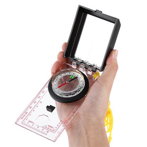 Minibrújula profesional, regla de escala de mapa multifuncional para exteriores, campo, senderismo, Camping, brújula original - Product Image 1