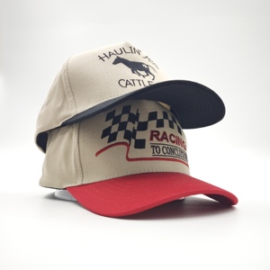 Gorra de Béisbol Moderna de Cinco Paneles en Dos Tonos, con Logotipo Bordado Personalizado, MOQ Bajo, OEM, Estilo Holgado y a la Moda, Suministro Global - Product Image 3