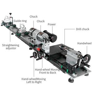 <span class=keywords><strong>Torno</strong></span> manual de doble mandril para reparación de tacos de billar con cuerpo de fundición, base de aluminio y accesorios - Product Image 2