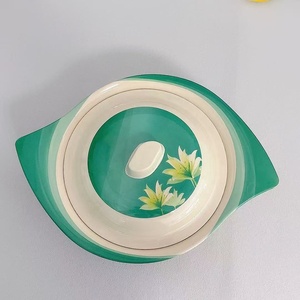 Unbroken Maple-Shaped Melamine Bowl Polished Lid Tableware Set Custom Logo Wholesale for Holiday Camping Storage Plate Included