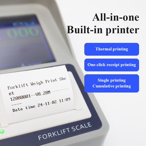 Pushton fiable mécanique chariot élévateur balance ABS matérielLCD OEM/ODM pour la vérification du poids de la cargaison - Product Image 3