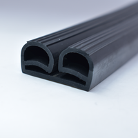 Cinta de Sellado de Goma Espuma EPDM Negra en Forma de E - Servicio de Corte Ecológico para Puertas y Ventanas de Garajes, Refrigeradores y Hornos - Hecho en Hebei