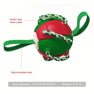 <b>Flying</b> <b>Saucer</b> <b>Ball</b> for <b>Dogs</b> Doggy Disc <b>Ball</b> for Medium Large <b>Dogs</b> Portable Interactive <b>Flying</b> <b>Saucer</b> <b>Ball</b> Stomp UFO Magic <b>Balls</b> - Product Image 3