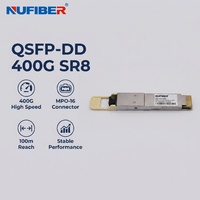 Module émetteur-récepteur optique 400G QSFP-DD SR8 850nm 100m MMF MPO16 compatible Cisco Arista, prix usine, OEM ODM, vente en gros par unité