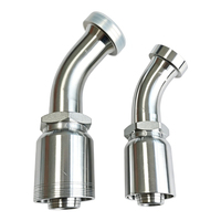 Raccord hydraulique haute pression pour marteau-piqueur d'excavatrice, raccord de tuyau robuste 45 #   Construction en acier de haute qualité pour la démolition