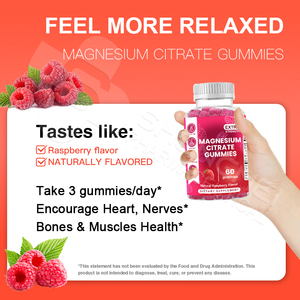 Bonnes qualités : Gummies de citrate de magnésium bien conçues, vitamines et compléments alimentaires, favorisant l'amélioration du sommeil - Product Image 5