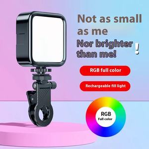 Mini lampe rvb portable pour éclairage de caméra vidéo en direct avec clip flash pour vidéo conférence <span class=keywords><strong>photo</strong></span> annulaire de photographie - Product Image 3