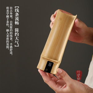 Bamboo Electronic Digital Tea Scoop 0.5 Kg Scale For Tea Ceremony Accessory - Product Image 2