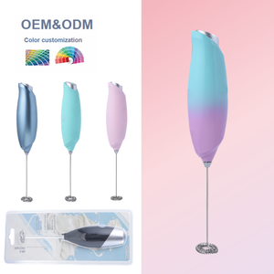 स्टेनलेस स्टील 304 दूध मेंढक इलेक्ट्रिक कॉफी व्हिस्क हाथ से आयोजित पेय मिक्सर मिनी दूध मेंढक - Product Image 1