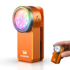 HD03 Clip-On <strong>Flashlight</strong> 680LM USB-C Rechargeable Pocket <strong>Flashlight</strong> Mini Portable Spotlight/Floodlight EDC RGB <strong>Torch</strong> with Magnet - Product Image 1