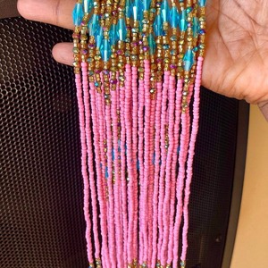 Catena da Vita Bohemien Fatta a Mano con Perline di Vetro, Perline Multistrato per la Pancia, Gioielli da Spiaggia per Donna - Product Image 5