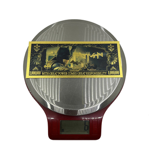 Bat-man américain, un million de dollars us, accessoire de film, billet de banque <span class=keywords><strong>en</strong></span> feuille d'<span class=keywords><strong>or</strong></span> - Product Image 6