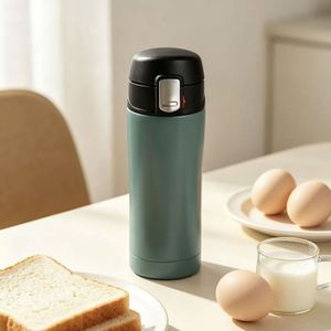 Taza de Viaje Aislada de 450ml con Tapa Abatible, Acero Inoxidable 304, Estilo Japonés Ecológico, para Coche, Venta al por Mayor, Regalo Empresarial - Product Image 2