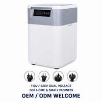Composteur de cuisine électrique en acier inoxydable 5 kg, technologie silencieuse à faible consommation d'énergie pour usage domestique et commercial