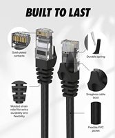 2M Cat 6 Cable de red 24AWG Par trenzado Cable de conexión Internet UTP Cat6 Lan Cable Ethernet RJ45 Cable Ethernet