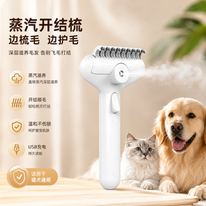Peine para Mascotas Recargable DC 5V para Gatos, Diseño Moderno de Plástico - Product Image 3