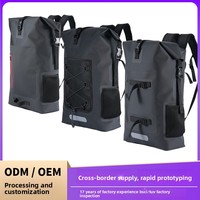 Sac à dos unisexe imperméable en PVC 30L pour activités de plein air, randonnée, alpinisme, natation, rafting, cyclisme, camping